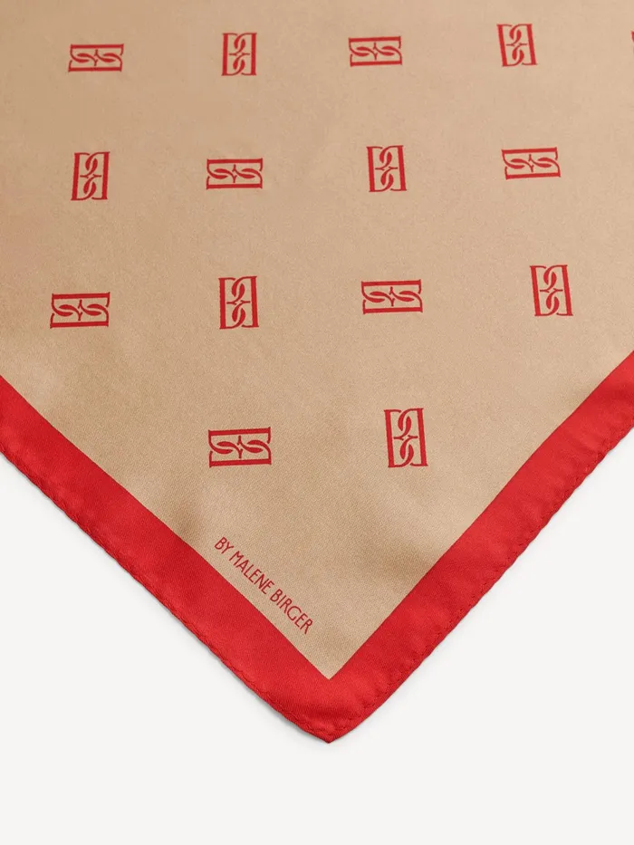 By Malene Birger Scarves Women Monnis Silk Scarf Tannin