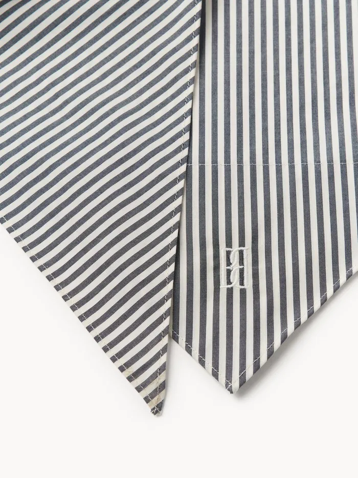 By Malene Birger Scarves Women Ramien Organic Cotton Scarf Navy Stripe