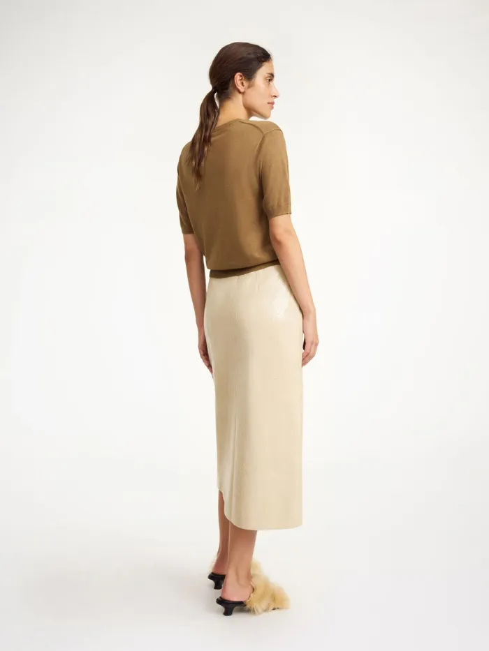 By Malene Birger Skirts Women Hannas Leather Skirt Nomad