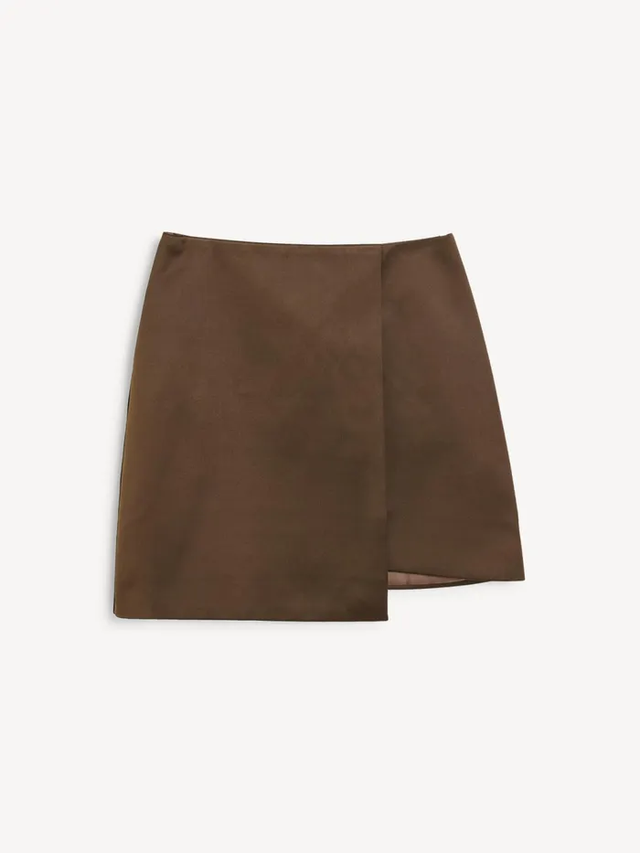 By Malene Birger Skirts Women Raye Mini Skirt Dark Mahogany