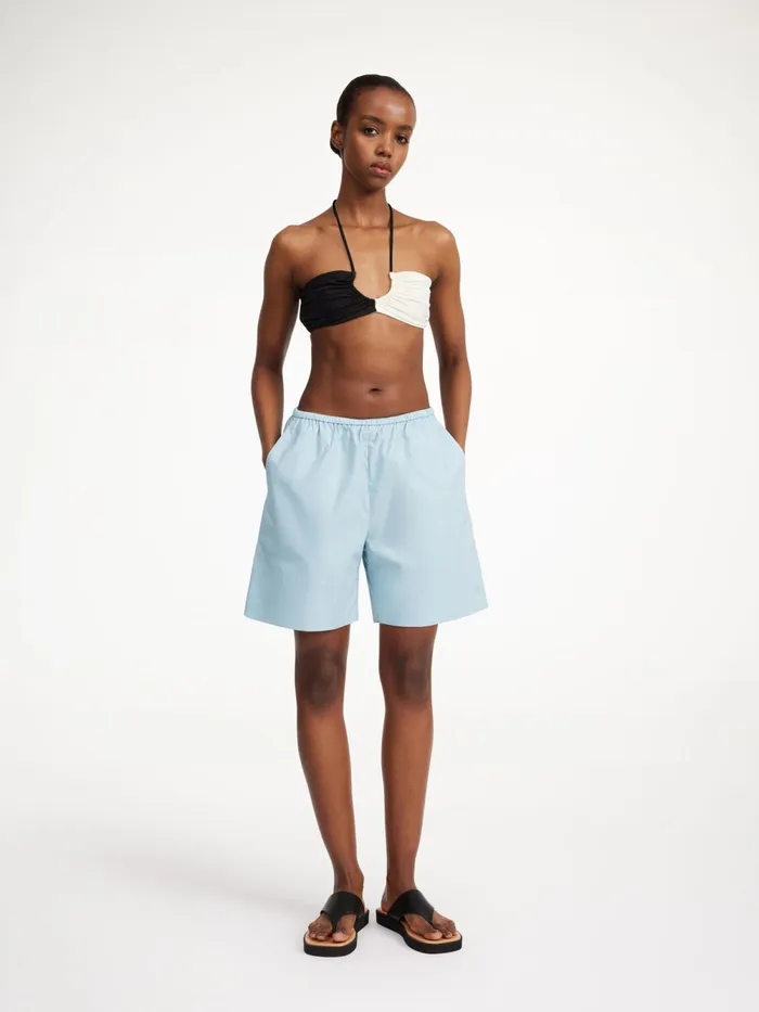 By Malene Birger Swimwear Women Seabay Bikini Top Block Stripe Black White