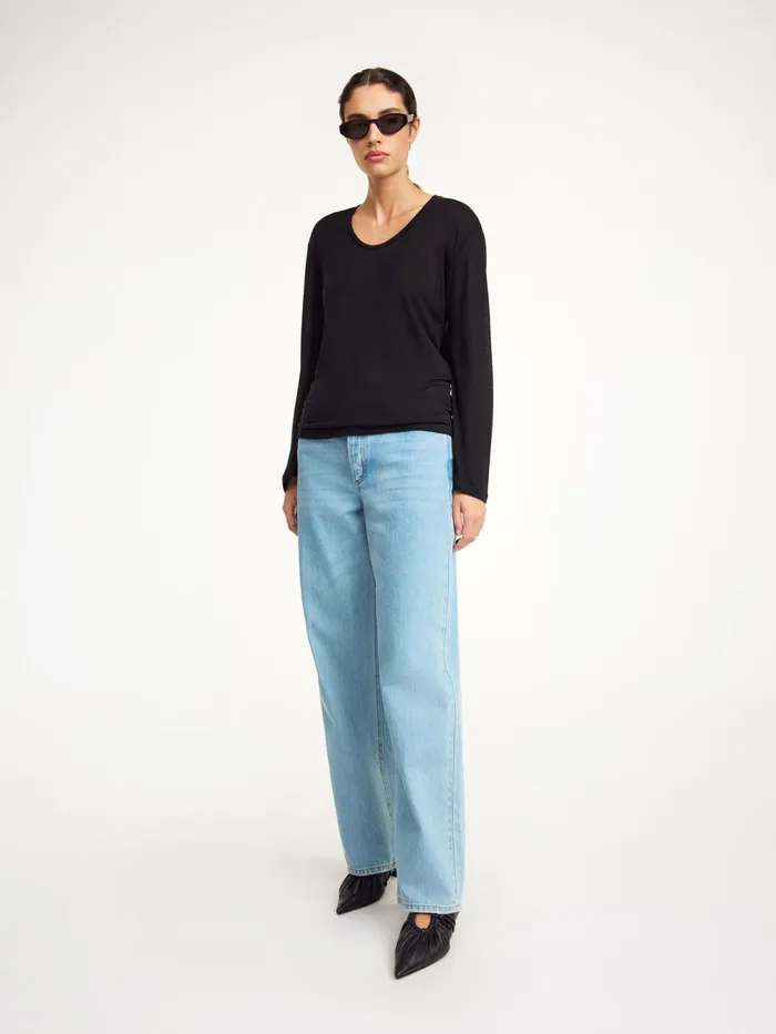 By Malene Birger Tops and Blouses Women Amalou Top Black