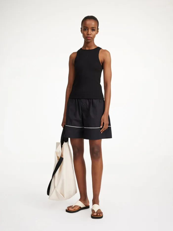By Malene Birger Tops and Blouses Women Amanias Tank Top Black