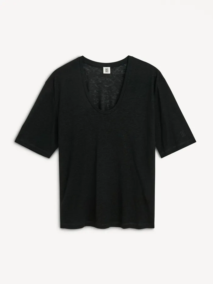 By Malene Birger Tops and Blouses Women Amaringa TShirt Black