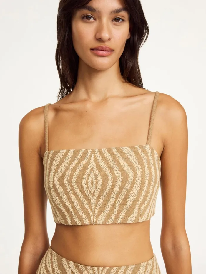 By Malene Birger Tops and Blouses Women Arvine Top Zebra Print
