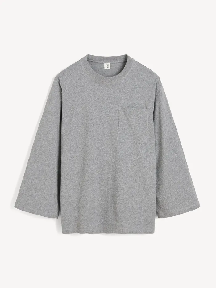 By Malene Birger Tops and Blouses Women Fayeh Oversized Longsleeve Grey Melange By Malene Birger Tops and Blouses Women Fayeh Oversized Longsleeve Grey Melange