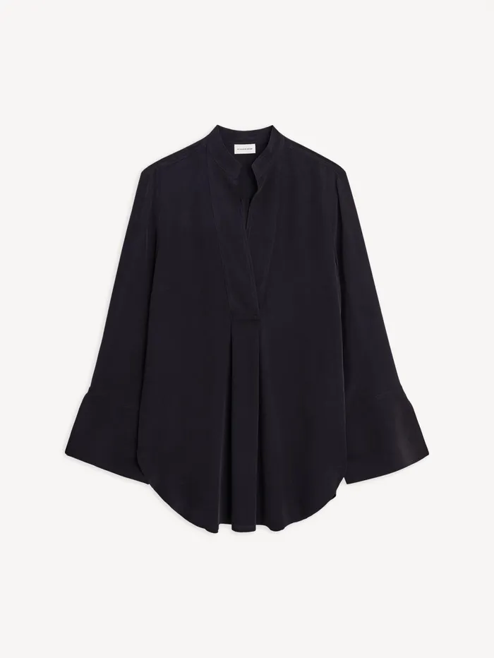 By Malene Birger Tops and Blouses Women Flaiy Silk Blouse Black