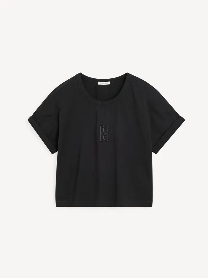 By Malene Birger Tops and Blouses Women Hedalia Organic Cotton TShirt Black