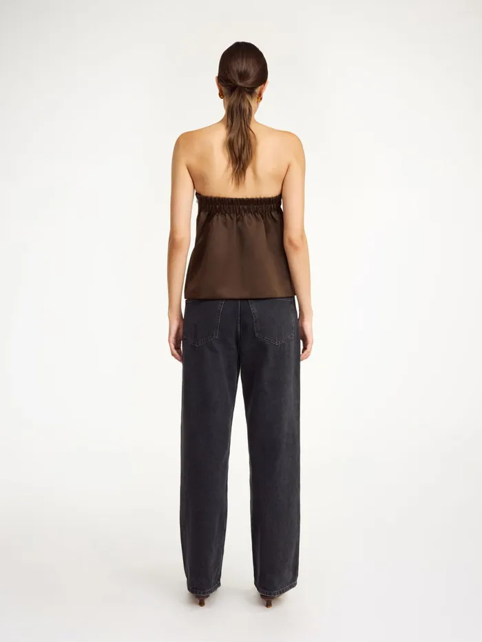 By Malene Birger Tops and Blouses Women Hermie Top Dark Mahogany