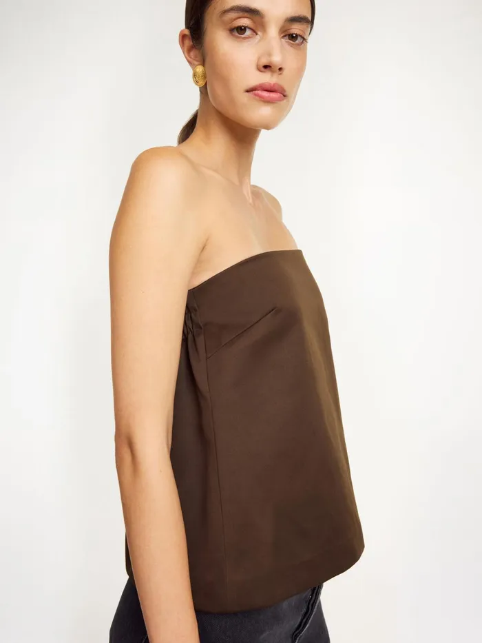 By Malene Birger Tops and Blouses Women Hermie Top Dark Mahogany
