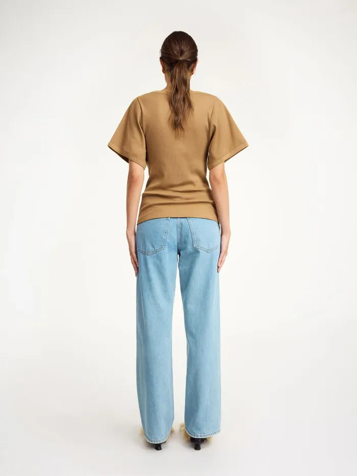 By Malene Birger Tops and Blouses Women Lunai TShirt Light Brown