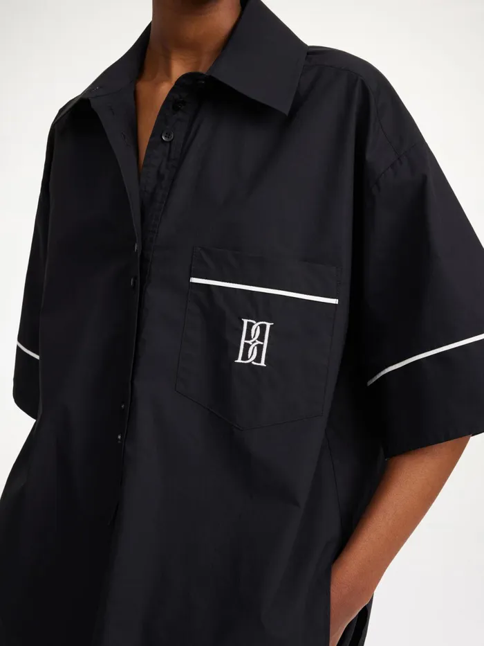 By Malene Birger Tops and Blouses Women Mallias Organic Cotton Shirt Black