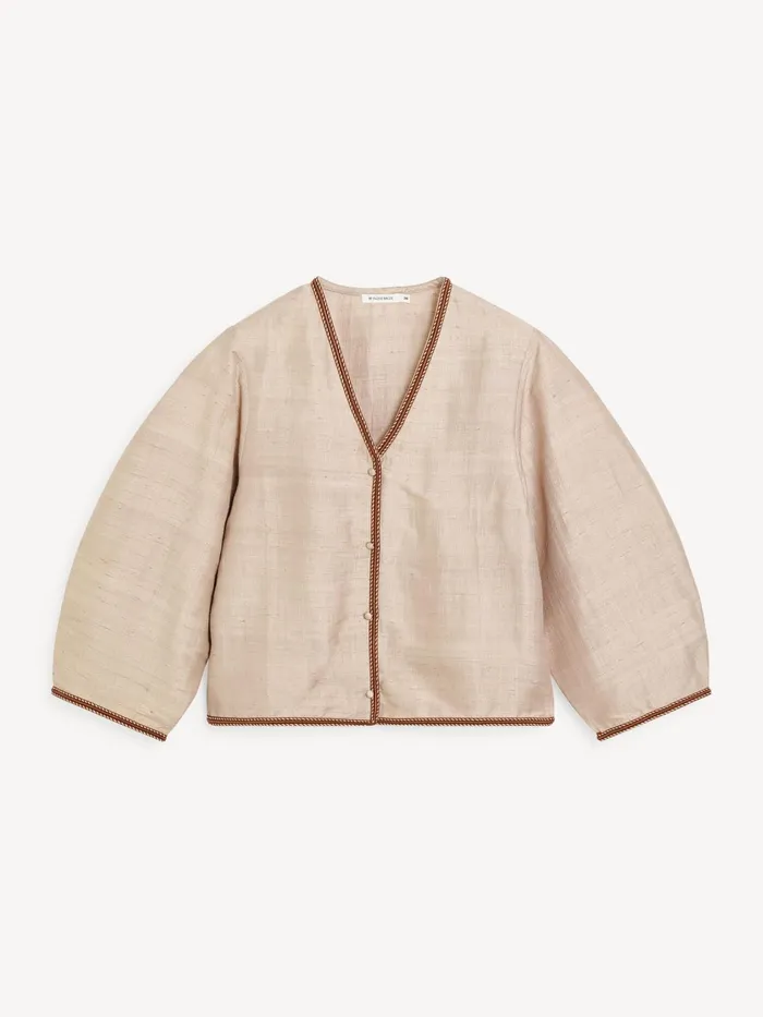 By Malene Birger Tops and Blouses Women Mineas Silk Top Nomad