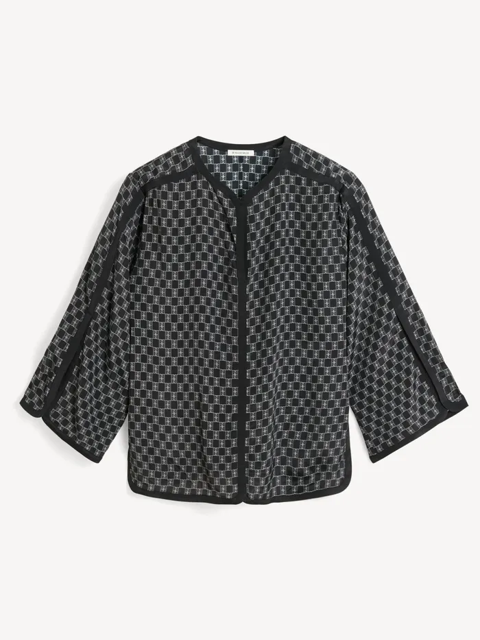 By Malene Birger Tops and Blouses Women Plazzo Blouse Mono Lined 050