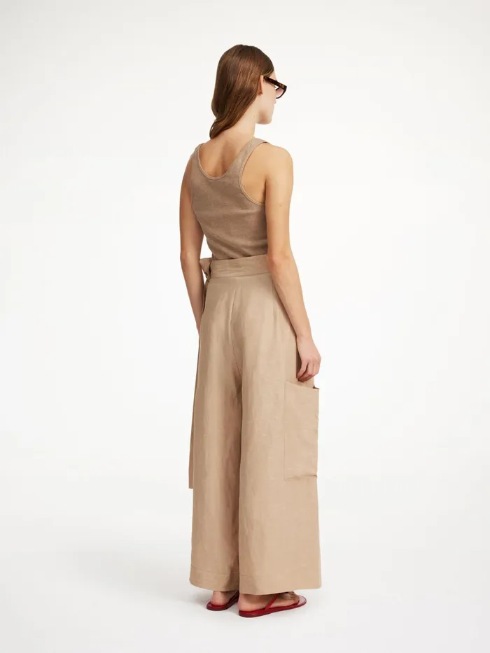 By Malene Birger Trousers Women Darlane WideLeg Trousers Nomad