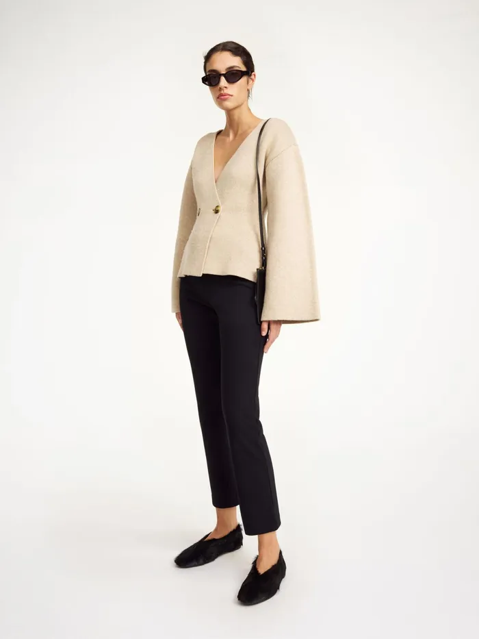 By Malene Birger Trousers Women Vilea Cropped Trousers Black