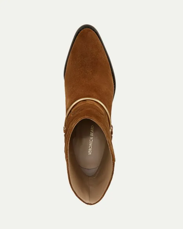 Camden Suede Bootie Caramel Women Veronica Beard Shoes Camden Suede Bootie Caramel Women Veronica Beard Shoes