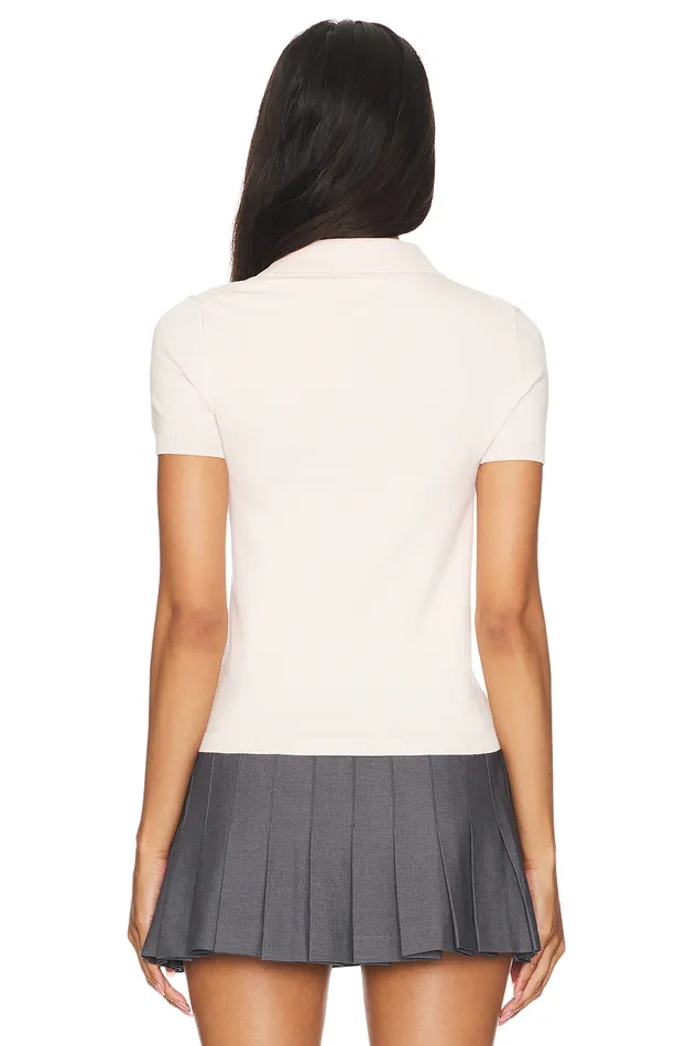 Candi Polo Top Pastel Pink Women Lovers and Friends Tops