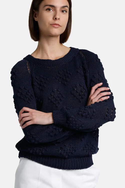 Capriola Capriola Blue Knitwear Luisa Spagnoli Women