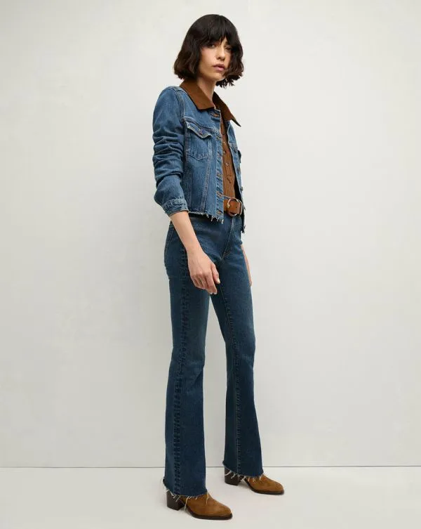 Cara Jean Jacket Corduroy Collar Thriller Women Veronica Beard Jackets and Outerwear Cara Jean Jacket Corduroy Collar Thriller Women Veronica Beard Jackets and Outerwear