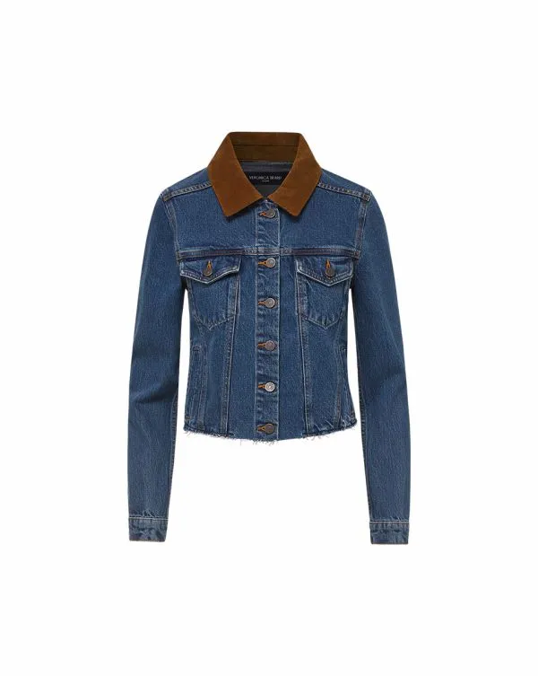Cara Jean Jacket Corduroy Collar Thriller Women Veronica Beard Jackets and Outerwear Cara Jean Jacket Corduroy Collar Thriller Women Veronica Beard Jackets and Outerwear