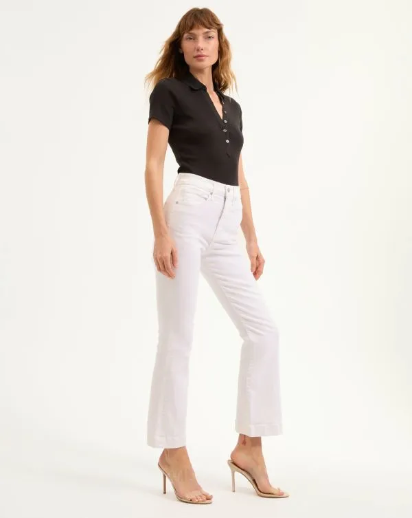Carson KickFlare Jean White Women Veronica Beard Jeans Carson KickFlare Jean White Women Veronica Beard Jeans