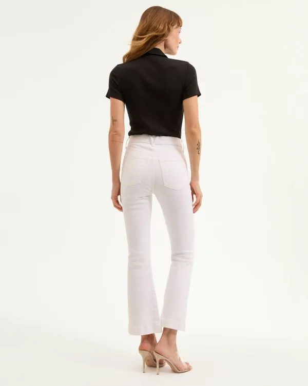 Carson KickFlare Jean White Women Veronica Beard Jeans Carson KickFlare Jean White Women Veronica Beard Jeans