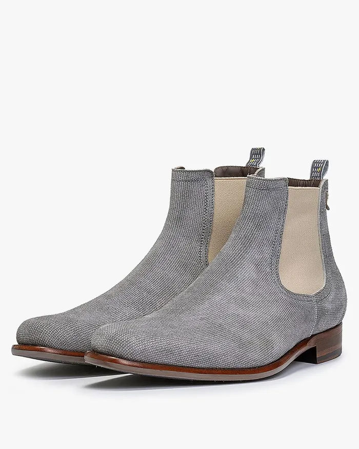 Chelsea Boots Men Floris Van Bommel De Draver 0205 Suede
