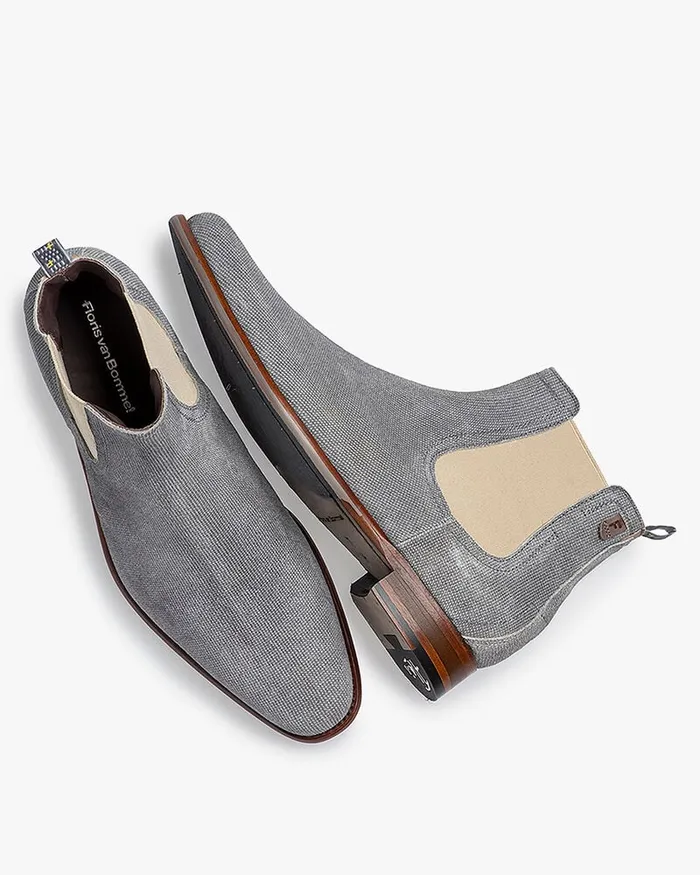Chelsea Boots Men Floris Van Bommel De Draver 0205 Suede