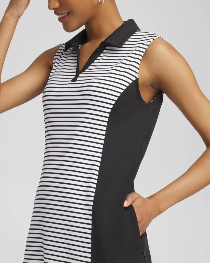 Chico039s Activewear Zenergy UPF Knit Block Stripe Dress Pink Bromeliad 8211 Clothing Chico039s Activewear Zenergy UPF Knit Block Stripe Dress Pink Bromeliad 8211 Clothing