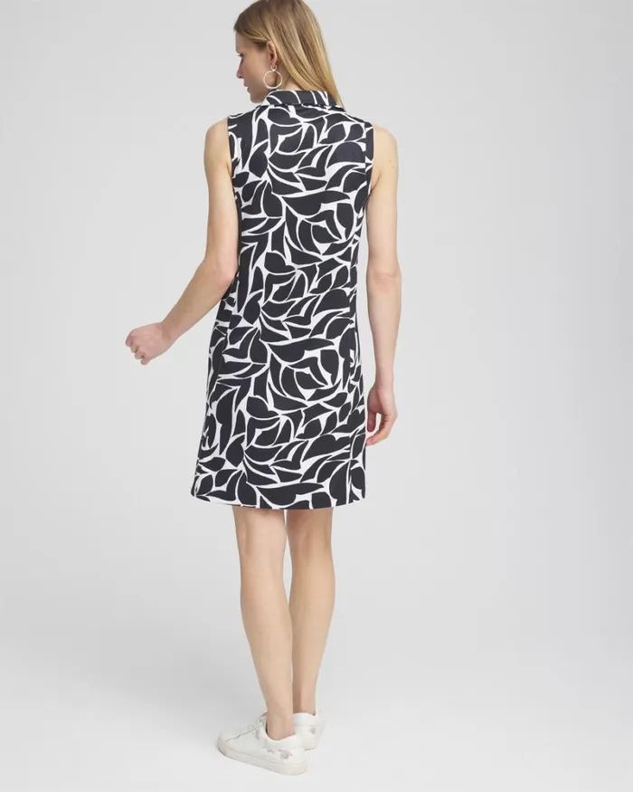 Chico039s Activewear Zenergy UPF Knit Sleeveless Dress Black 8211 Clothing