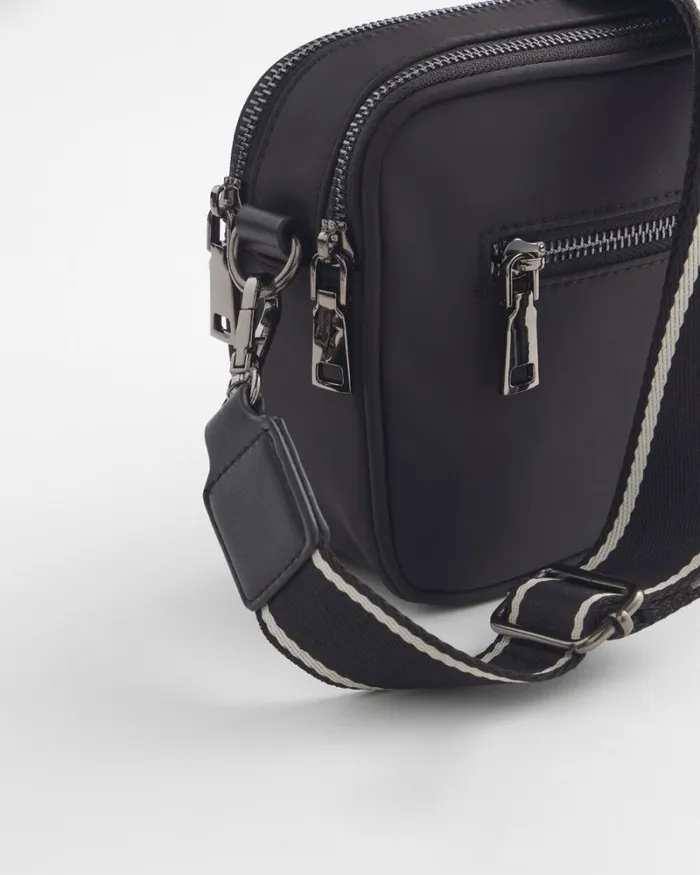 Chico039s Bags Camera Crossbody Bag Black 8211 Shoes and Accessories