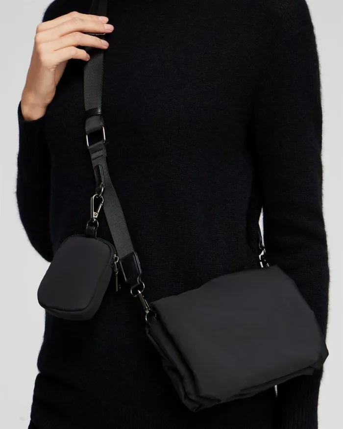 Chico039s Bags Mini Puffer Crossbody Bag Black 8211 Shoes and Accessories
