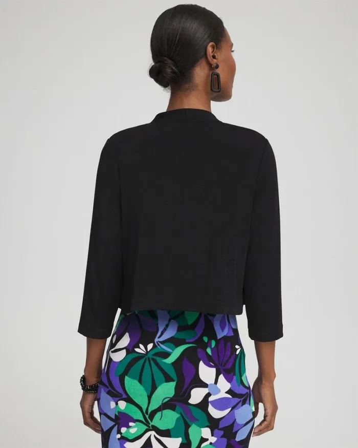 Chico039s Jackets and Coats Travelers Cropped Cardigan Travelers Black 8211 Clothing Chico039s Jackets and Coats Travelers Cropped Cardigan Travelers Black 8211 Clothing