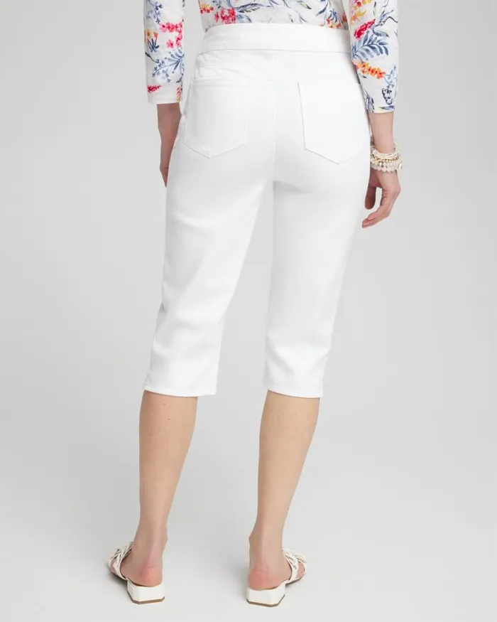 Chico039s Jeans and Denim NoStain 17034 Pullon Denim Capris Alabaster 8211 Clothing Chico039s Jeans and Denim NoStain 17034 Pullon Denim Capris Alabaster 8211 Clothing