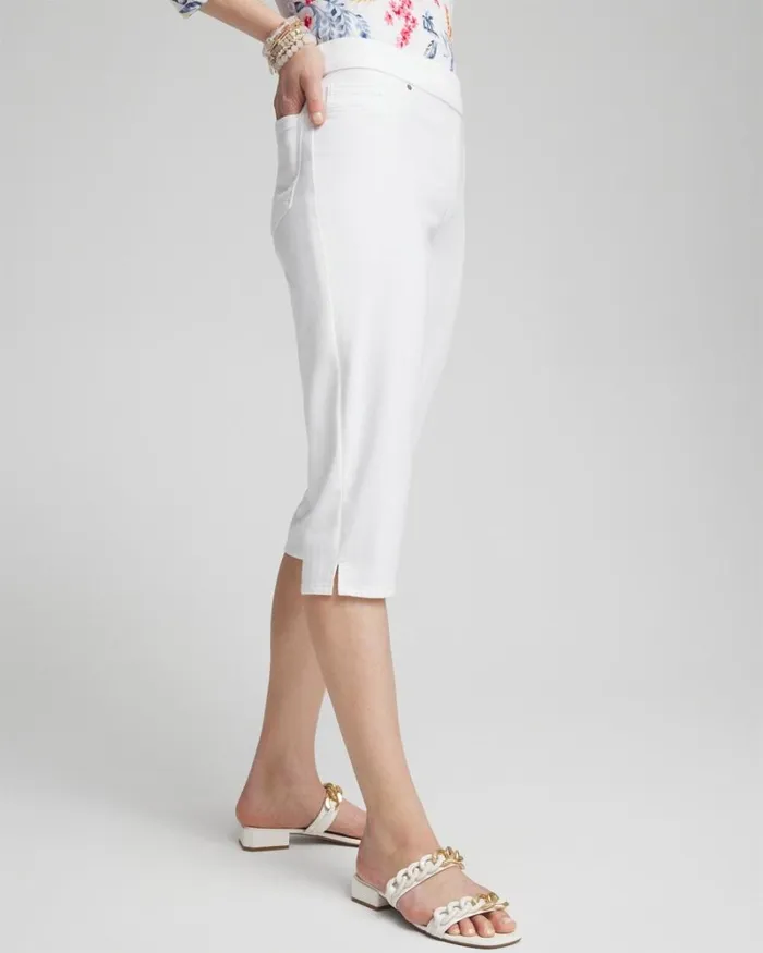 Chico039s Jeans and Denim NoStain 17034 Pullon Denim Capris Alabaster 8211 Clothing Chico039s Jeans and Denim NoStain 17034 Pullon Denim Capris Alabaster 8211 Clothing