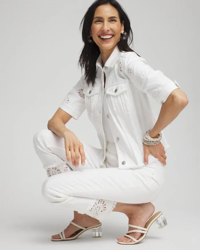 Chico039s Jeans and Denim No Stain Embellished Pullon Cropped Jeans Alabaster 8211 Clothing Chico039s Jeans and Denim No Stain Embellished Pullon Cropped Jeans Alabaster 8211 Clothing