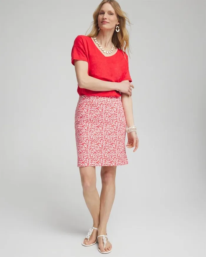 Chico039s Pants Brigitte PullOn Reef Print Skort Watermelon Punch 8211 Clothing Chico039s Pants Brigitte PullOn Reef Print Skort Watermelon Punch 8211 Clothing