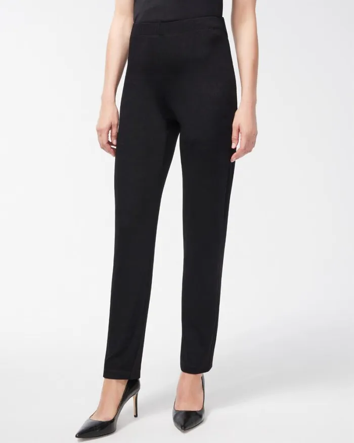 Chico039s Pants Travelers Essential Slim Pants Black 8211 Clothing
