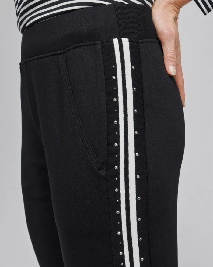Chico039s Pants Zenergy Studded Double Knit Pants Black 8211 Clothing