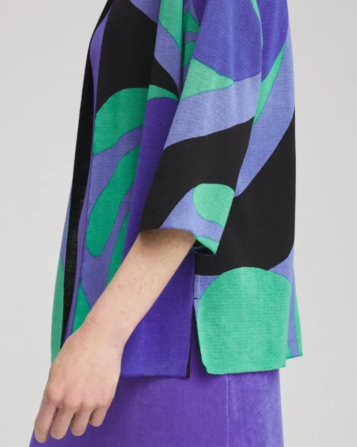 Chico039s Sweaters Travelers Abstract Kimono Cardigan Purple Nightshade 8211 Clothing Chico039s Sweaters Travelers Abstract Kimono Cardigan Purple Nightshade 8211 Clothing