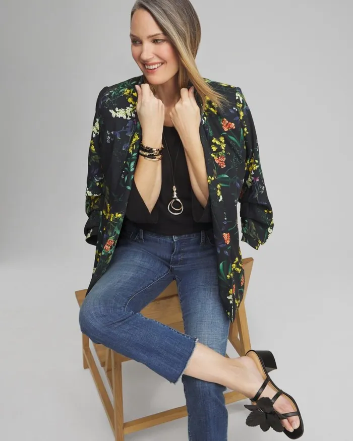Chico039s Tops Square Neck Bell Sleeve Top Black 8211 Clothing