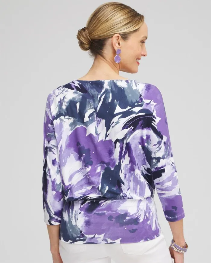Chico039s Tops Touch Of Cool Abstract Banded Hem Top Parisian Purple 8211 Clothing Chico039s Tops Touch Of Cool Abstract Banded Hem Top Parisian Purple 8211 Clothing