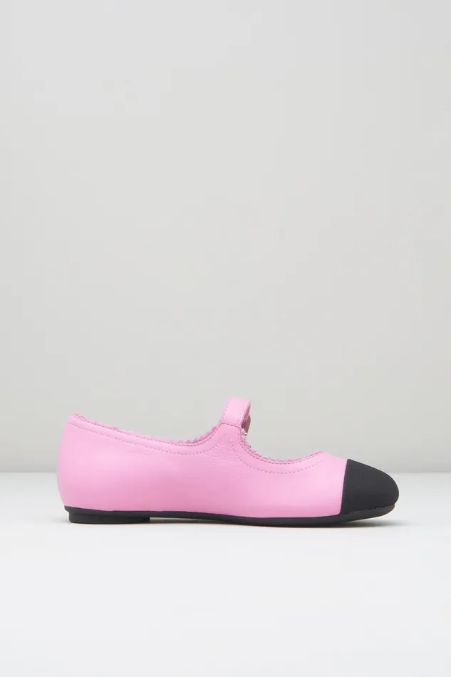 Children Ballet Flats Bloch Girls Cassiopeia Ballet Flats Rose Pink Leather