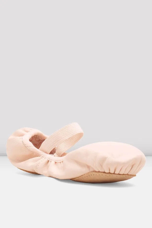 Children Bloch Childrens Belle Leather Ballet Shoes Theatrical Pink Leather Ballet