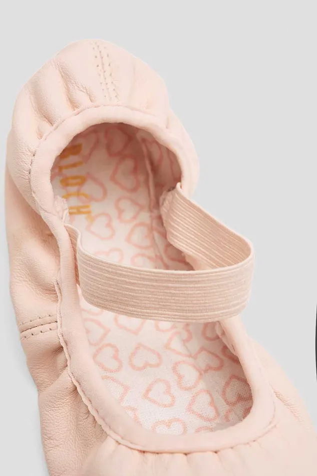Children Bloch Childrens Belle Leather Ballet Shoes Theatrical Pink Leather Ballet