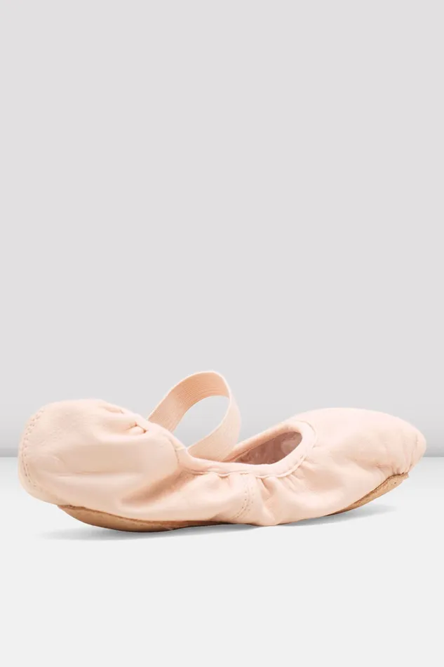 Children Bloch Childrens Belle Leather Ballet Shoes Theatrical Pink Leather Ballet