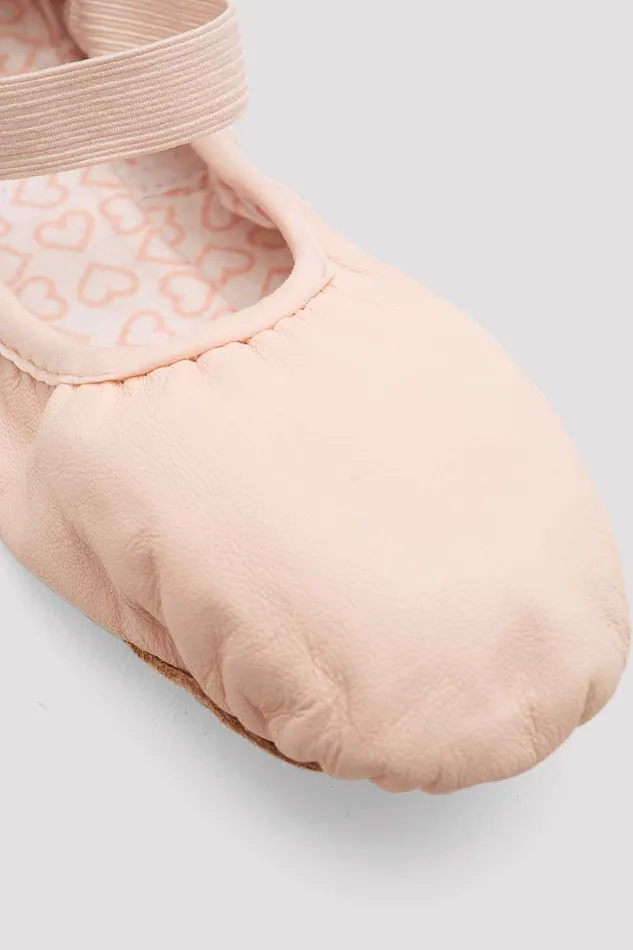 Children Bloch Childrens Belle Leather Ballet Shoes Theatrical Pink Leather Ballet