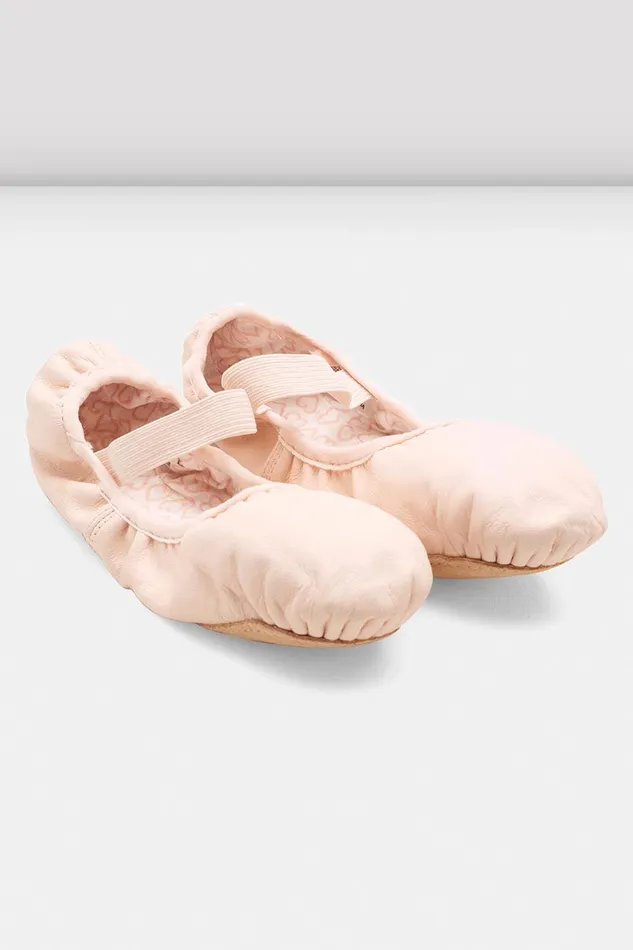 Children Bloch Childrens Belle Leather Ballet Shoes Theatrical Pink Leather Ballet
