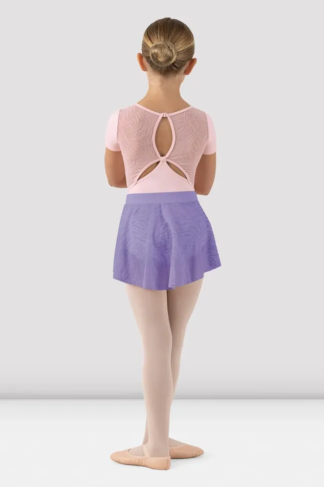 Children Skirts and Tutus Bloch Girls Olivia Mesh PullOn Skirt Lilac